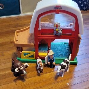 Fisher-Price Little People Red Barn Playset with Animals